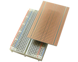 BB300+SB300 Kit Both with 300 Point Pattern Solderless BreadBoard with SB300 Solderable PCB